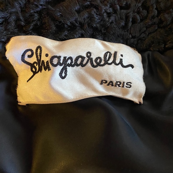 Vintage Schiaparelli Paris Mink Persian Lamb Coat - Picture 5 of 11